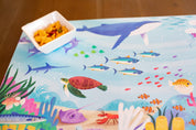 Under the Sea Placemat, Image of the Under the Sea Placemat, Ocean Placemats, Preschool and kindergarten activities, Sea creature placemat, ocean placemat, Placemat for toddler language development
