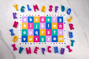 Uppercase & Lowercase Alphabet Placemat, Double-sided placemat, alphabet learning, educational toy for 2 year olds, Alphabet Placemat, Alphabet Placemats, ABC Placemat, ABC Placemats