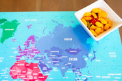 World Placemat, World Placemats, World Geography Placemat, World Geography Placemats, World Geography Placemat for Kids, Geography Placemat, Geography Placemats