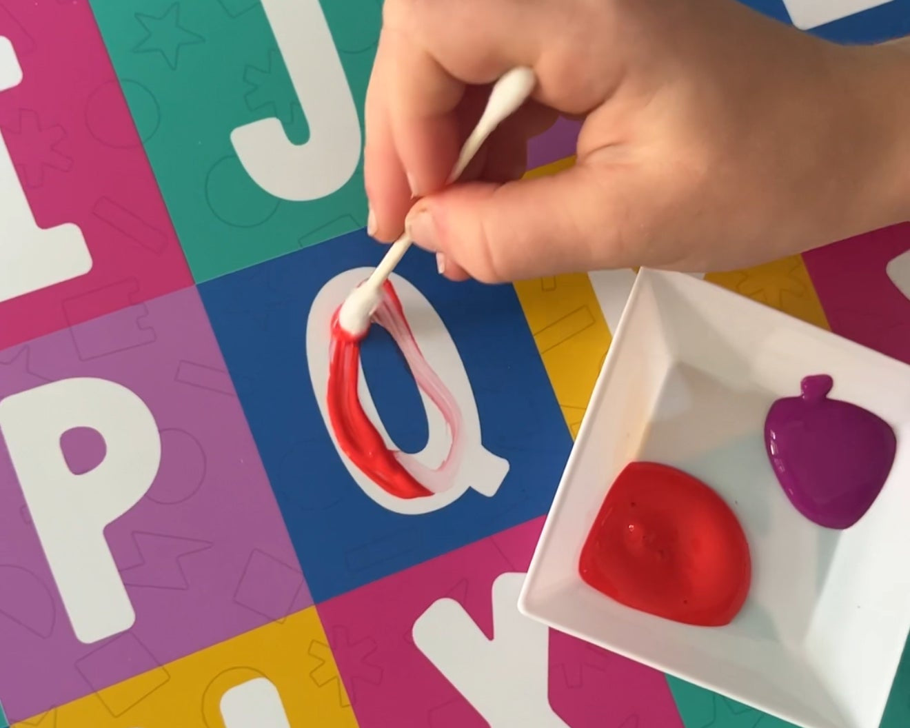 Prewriting Skills with D&J Alphabet Placemats