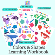 Colors & Shapes Printable Learning Workbook