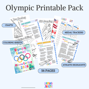 Olympics Printable Activity Packet for Kids