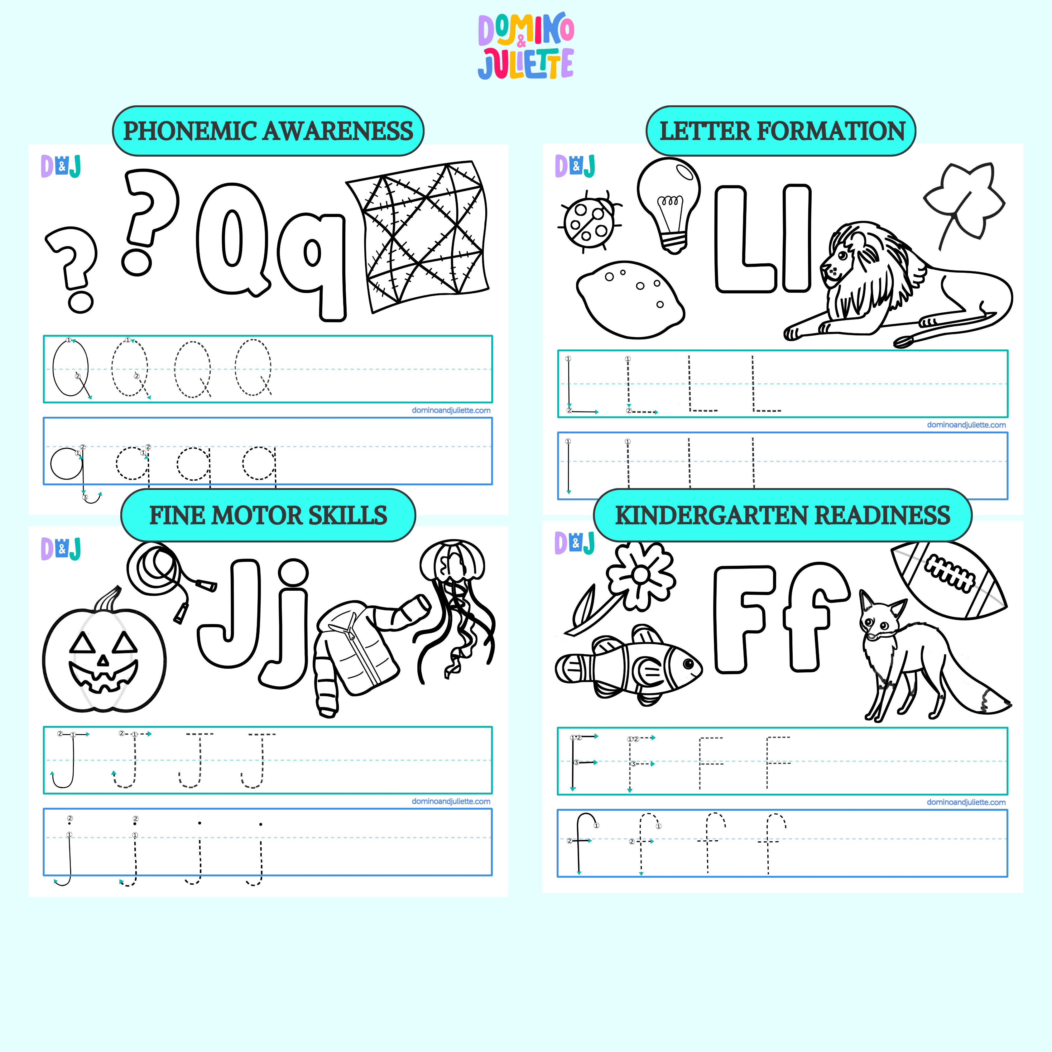 Printable Alphabet Coloring Booklet