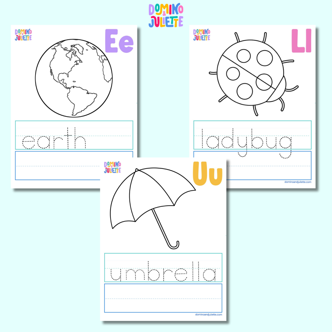 Spring Alphabet Robin Egg Matching