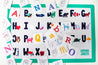 Alphabet Placemat for Kids, Alphabet Placemat, Alphabet Placemats, ABC Placemat, ABC Placemats, Placemat featuring simple phonics illustrations, engaging placemat for two year olds, placemats for children, kids playing with placemat.