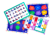 The "Now I know my" 4-pack Placemat Bundle