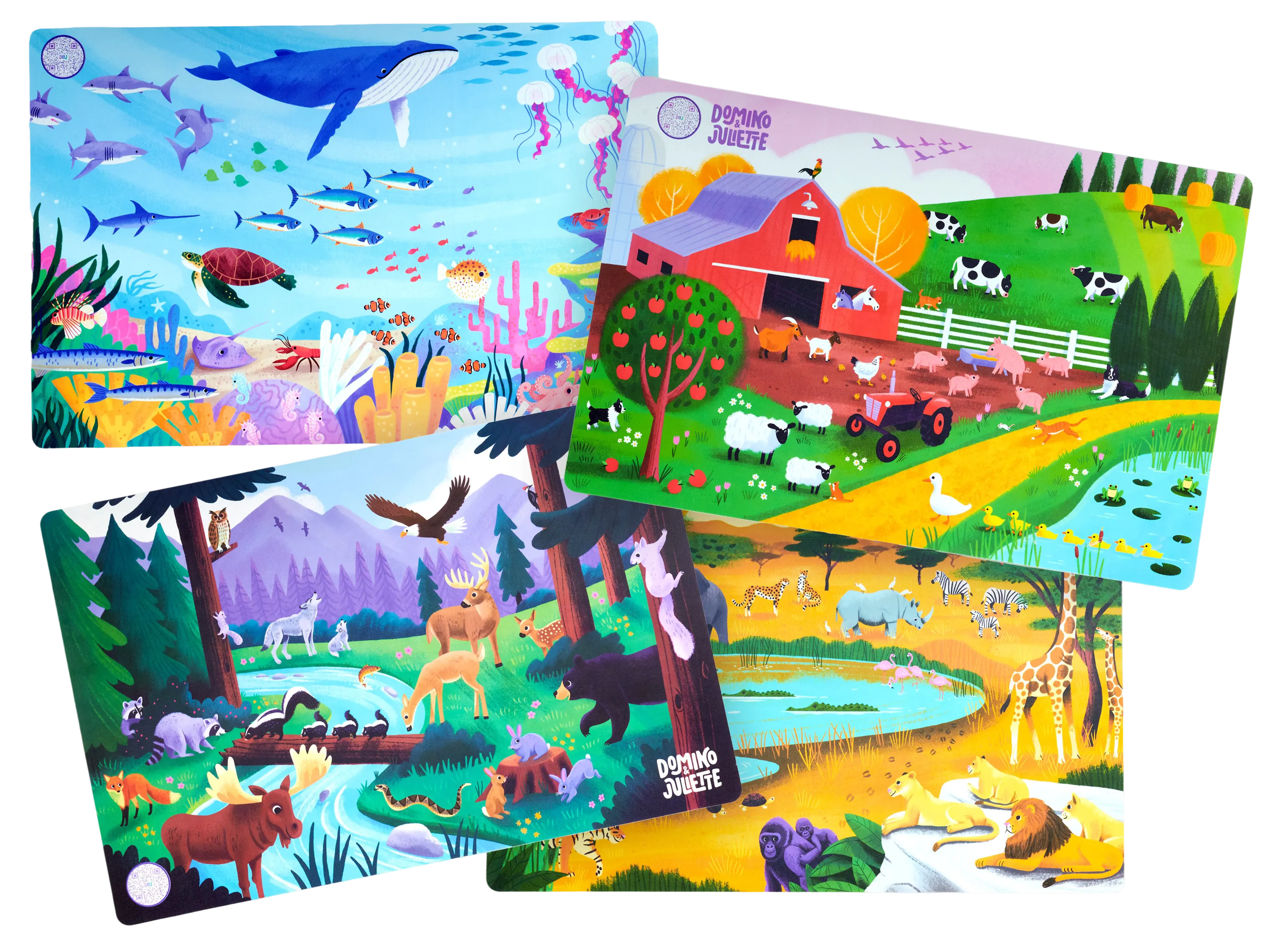 4 pack Placemat Bundle