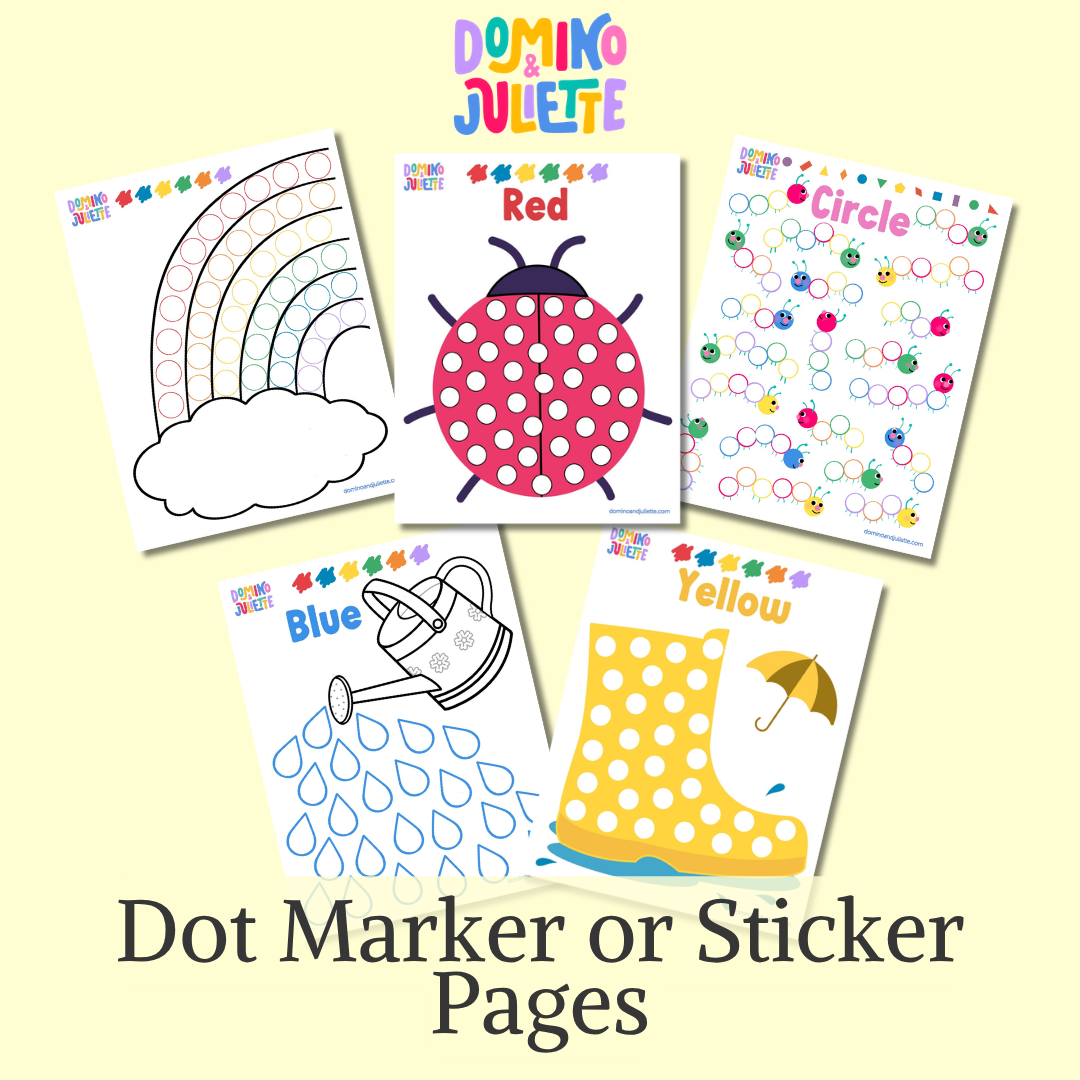 Spring Toddler Printable Learning Workbook