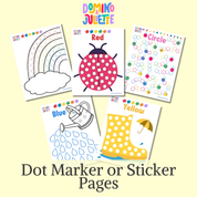 Spring Toddler Printable Learning Workbook