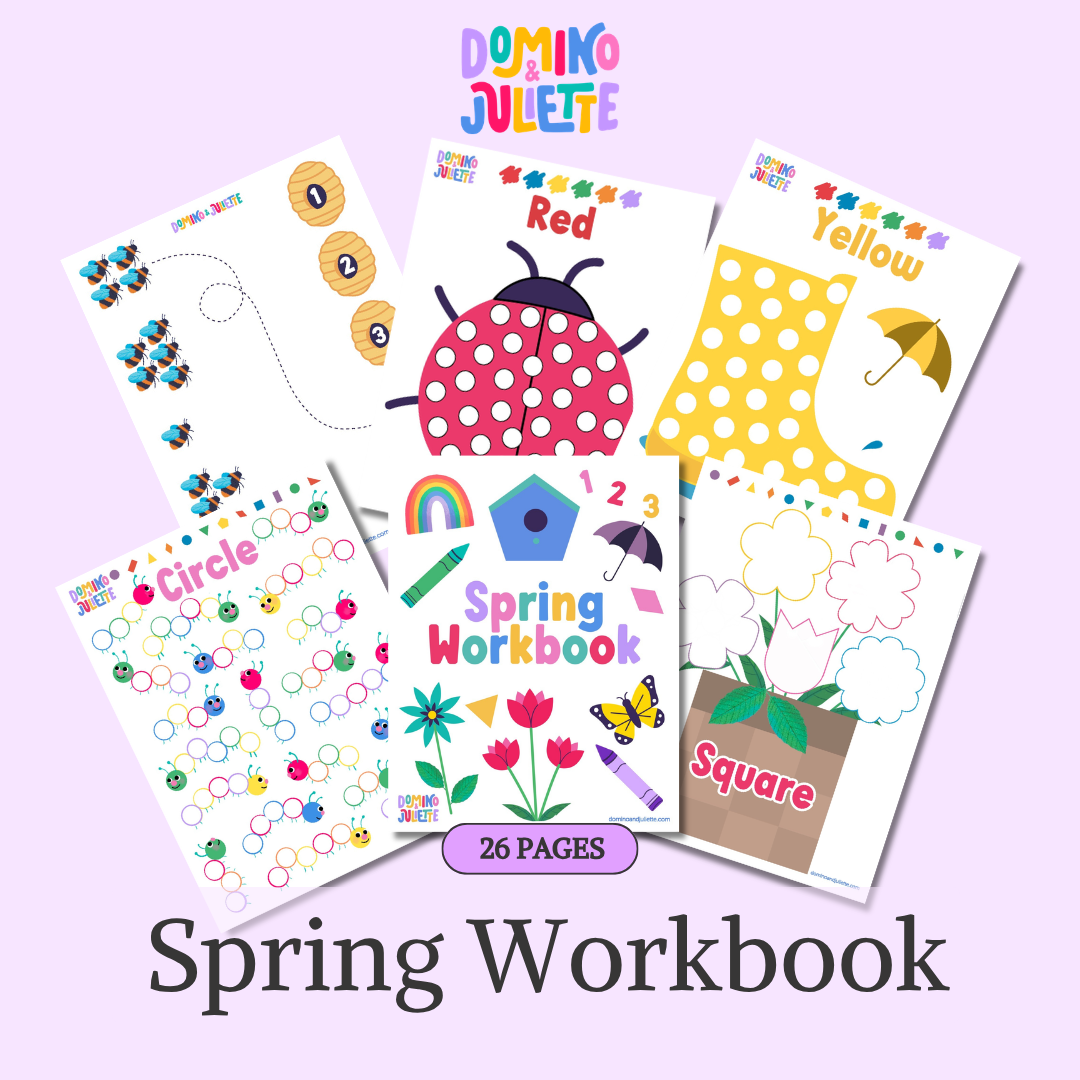 Spring Printable Learning Workbook
