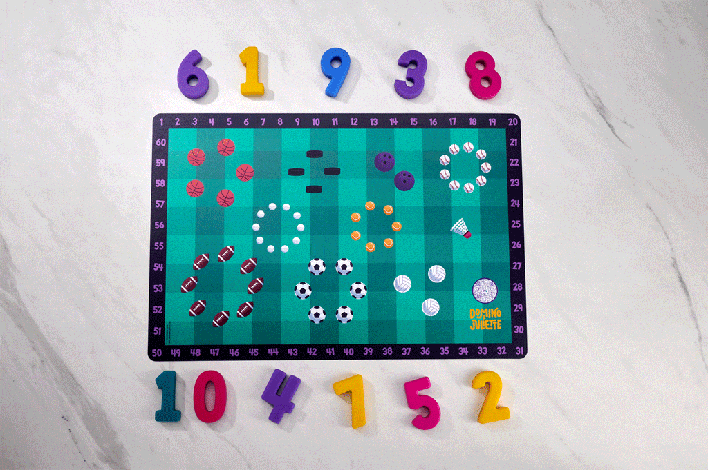 Math Basics Learning Placemat Bundle for Kids (3 Levels) – Domino ...