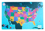 USA Geography Placemat