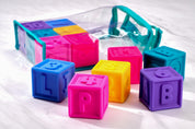 Squeeze & Stack Blocks Set, Colorful Letters, Numbers & Shapes, sensory toy for infants and toddlers, Sensory development, Motor skills development, sensory play and learning, fun and educational toy, Fine motor skills for babies, Developmental milestones for infants, Grasping toys for babies, Hand-eye coordination toys for babies, Stacking toys for infants, Building blocks for babies, Sensory toys for toddlers, Early childhood development toys