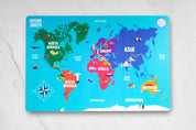 World Placemat, World Placemats, World Geography Placemat, World Geography Placemats, World Geography Placemat for Kids, Geography Placemat, Geography Placemats