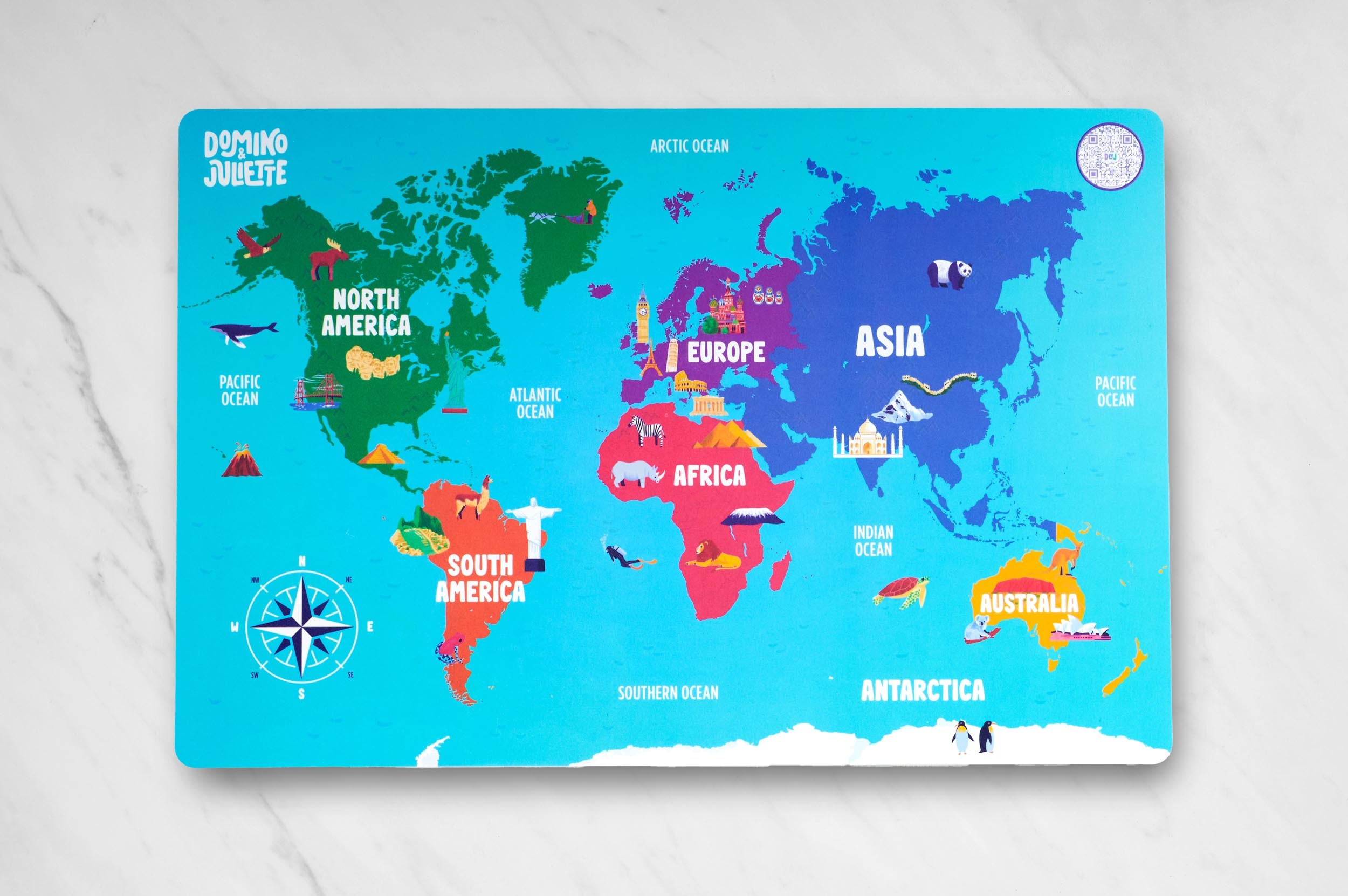 World Placemat, World Placemats, World Geography Placemat, World Geography Placemats, World Geography Placemat for Kids, Geography Placemat, Geography Placemats