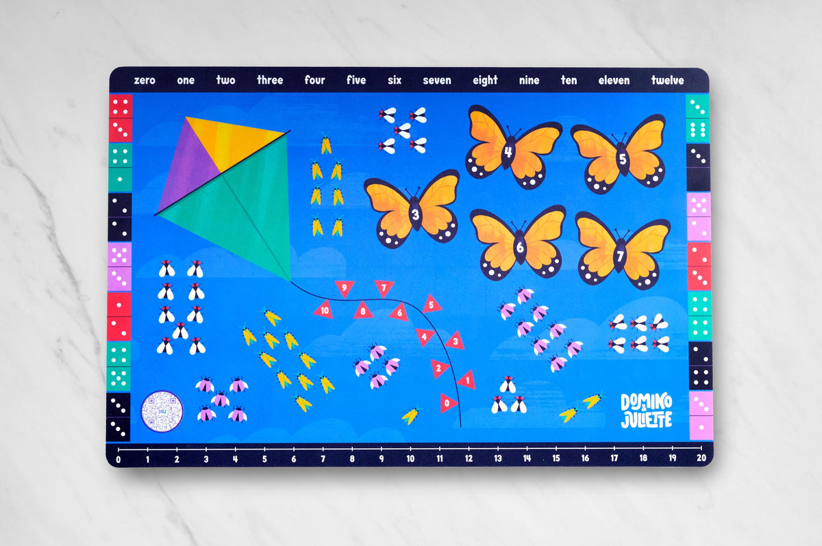 Math Placemat Double Sided Mats – Domino & Juliette