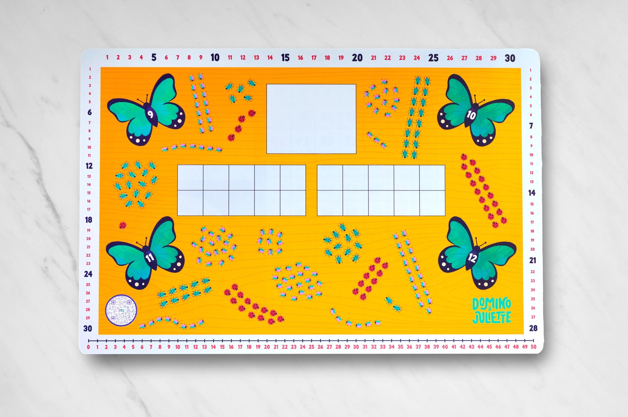 Fun Math Placemat 1st–3rd Grade Math Basics Learning Placemat – Domino & Juliette