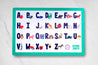 Alphabet Placemat for Kids, Alphabet Placemat, Alphabet Placemats, ABC Placemat, ABC Placemats, Placemat featuring simple phonics illustrations, engaging placemat for two year olds, placemats for children, kids playing with placemat.