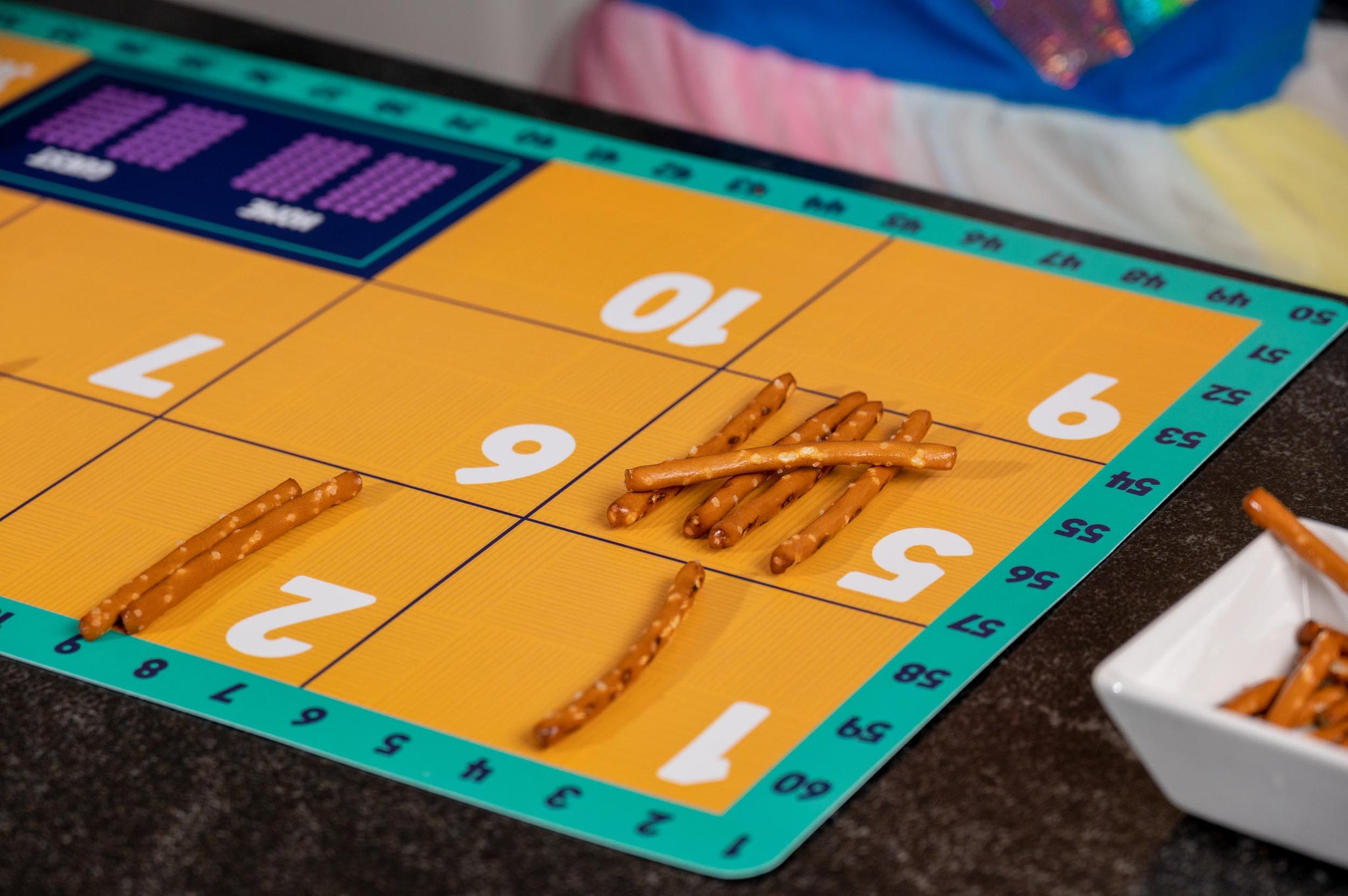 Double-Sided Counting Learning Placemat for Toddlers – Domino & Juliette