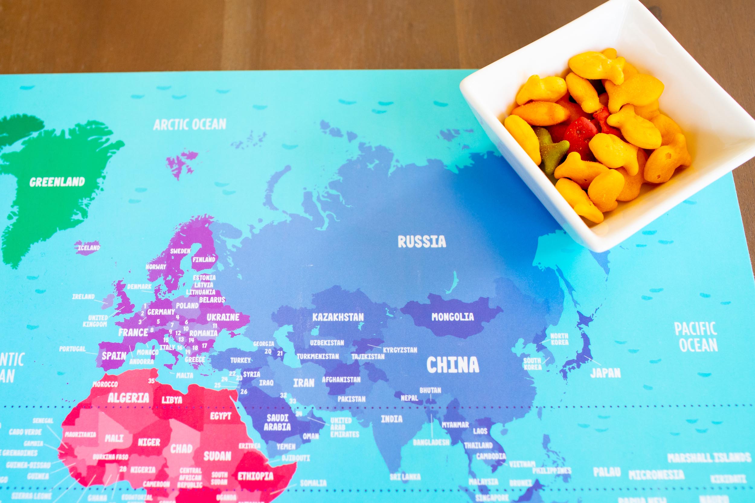World Placemat, World Placemats, World Geography Placemat, World Geography Placemats, World Geography Placemat for Kids, Geography Placemat, Geography Placemats