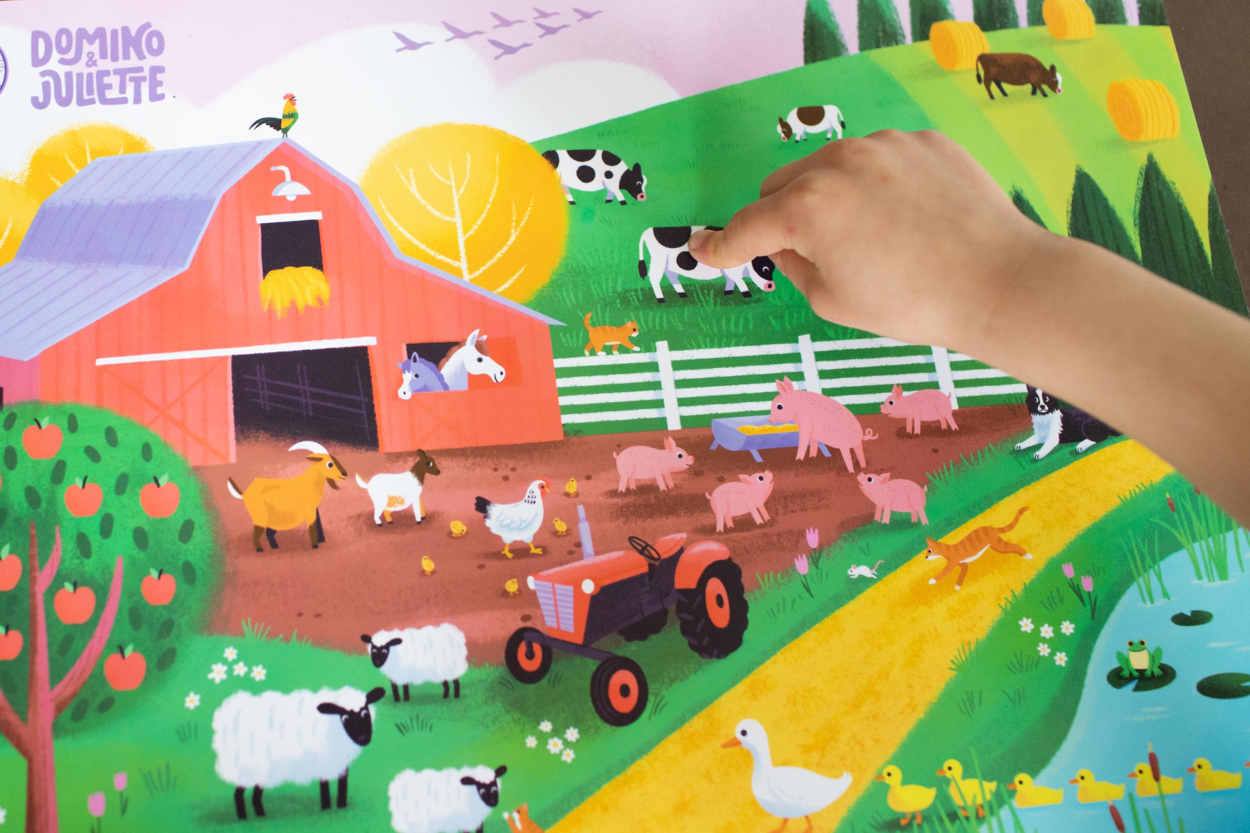 On the Farm Placemat, Farm Animal Placemats, Children's Placemat, Educational Tool for Kids at Mealtime, Farm placemats, Kindergartner-friendly activity mat with farm theme, Placemat designed for 2-year-olds with fun farm imagery, Toddlers playing and learning on farm-themed placemat, Engaging and educational farm-themed placemat for 3-year-olds, Placemat with fun farm activities for preschoolers, Engaging and entertaining placemat activities for young kids with farm animals