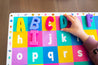Uppercase & Lowercase Alphabet Placemat, Double-sided placemat, alphabet learning, educational toy for 2 year olds, Alphabet Placemat, Alphabet Placemats, ABC Placemat, ABC Placemats