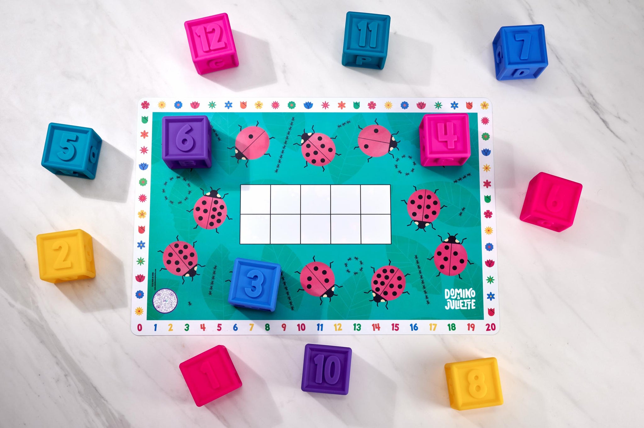 Squeeze & Stack Blocks Set  Colorful Letters, Numbers & Shapes – Domino &  Juliette