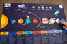 Space Placemat, Space Placemats, Outer Space Placemat, Outer Space Placemats, Galaxy Placemat, Galaxy Placemats, Planet Placemat, Planet Placemats, Solar System Placemats, Solar System Placemat, Educational Toys Solar System, Discovery Toys for kids, Planet Toys for Kids, Kid playing with Space Placemat